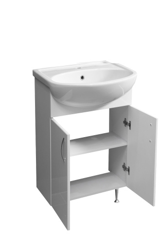 Тумба под раковину Stella Polar Концепт SP-00000047 50х31х82 цвет белый - фото 4