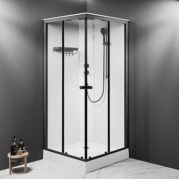 Душевая кабина Am.Pm X-Joy W94C-403-090BT 90х90 квадратная без крыши ориентация универсальная Душевая кабина Am.Pm X-Joy W94C-403-090BT 90х90 квадратная без крыши ориентация универсальная