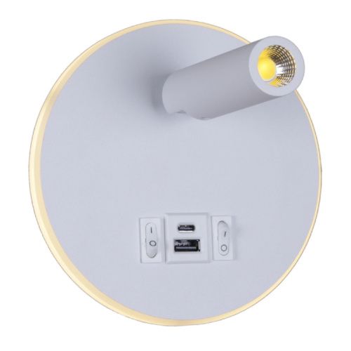 Спот Reluce 86203-9.2-001KT LED12W+USB WT - фото 3