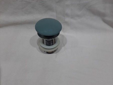 Раковина из сантехнического фаянса CeramaLux 104MLG-6 40х40 накладная цвет зеленый без отверстий под смеситель