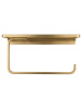 Бумагодержатель с полкой Wonzon & Woghand Eclipse WW-9126-BG