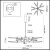 Люстра на штанге Odeon Light L-vision (Л-висион) 5449/28L
