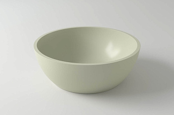 Раковина из искусственного камня Holbi MOON 1.02.001.11.3 43х43 накладная цвет зеленый