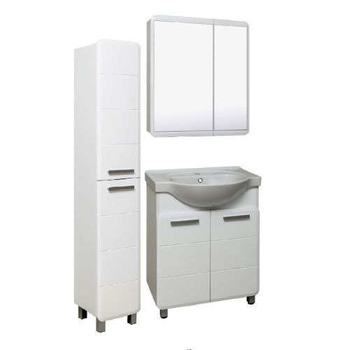 Зеркало-шкаф RUNO ЭРИКА УТ000003320 70х81 подвесной цвет белый - фото 4