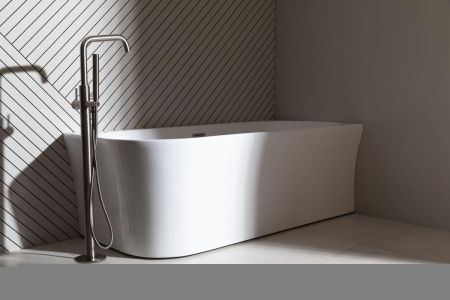 Ванна акриловая Allen Brau Priority 2.31004.20B 170х80 пристенная асимметричная