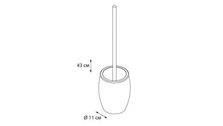 Ершик для унитаза Fixsen Deco FX-280-5