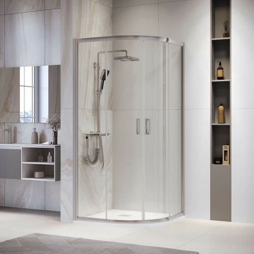 Душевой уголок RGW Passage 03085288-11 80х80 стекло прозрачное профиль хром без поддона - фото 2