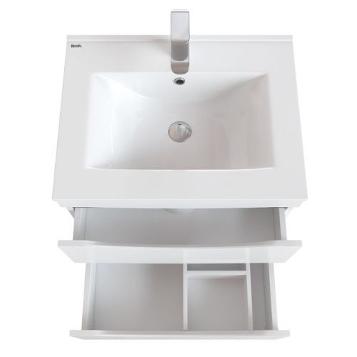 Тумба с раковиной IDDIS Cloud CLO60WFi95K 60х47х81 напольная цвет белый - фото 3