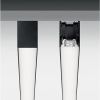 Линейный подвесной светодиодный светильник Ideal lux Fluo Wide (Флуо Виде) Fluo Wide 1200 3000K Black