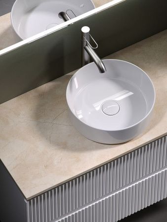 Тумба под раковину Sancos SNOB R SNR100W 100х40 подвесная цвет белый