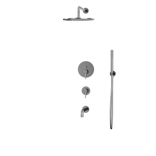 Душевая система Whitecross Y brushed nickel YSET07NIB встраиваемая - фото 2