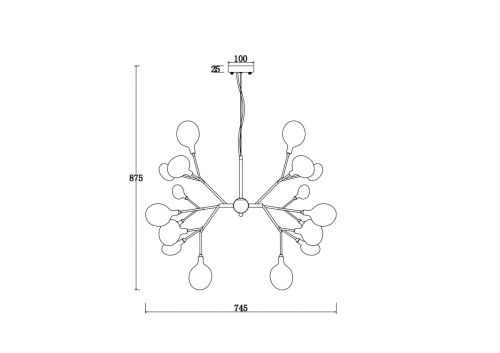 Светильник подвесной Freya Florencia Modern FR5049PL-27B - фото 4