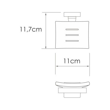 Мыльница WasserKRAFT 8729