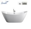 Ванна акриловая Cerutti SPA CT10201 180х80 отдельностоящая овальная с ножками