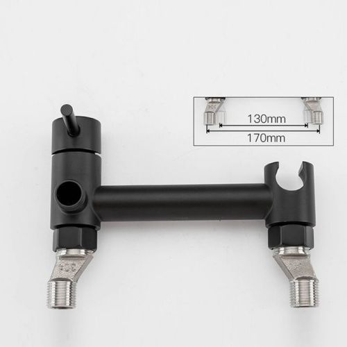 Гигиенический душ со смесителем Frap F7503-6 черный - фото 3