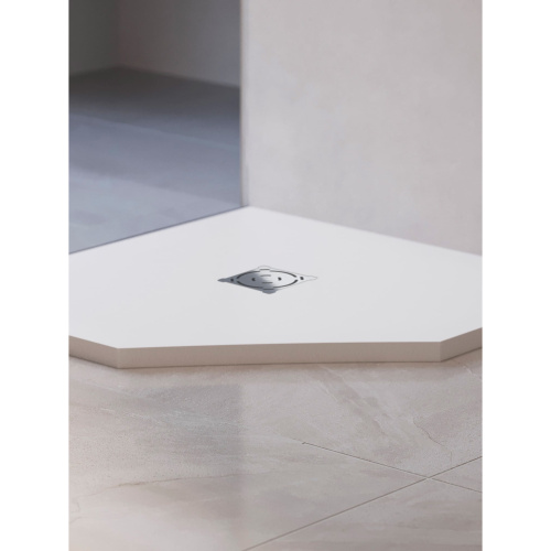 Душевой поддон RGW Stone Tray 16155099-01 90x90  искусственный камень белый - фото 5