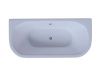 Ванна акриловая Aquatek Морфей MOR190-0000059 190х90 пристенная асимметричная с каркасом без ручек