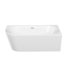 Ванна акриловая Sancos Veneto R FB12 170х80 отдельностоящая асимметричная с каркасом