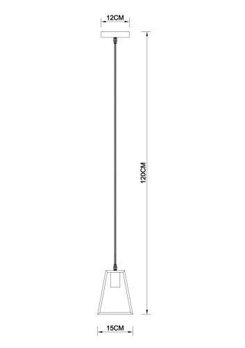 Светильник подвесной Arte Lamp BRUSSELS (БРУССЕЛС) A8030SP-1BK - фото 2