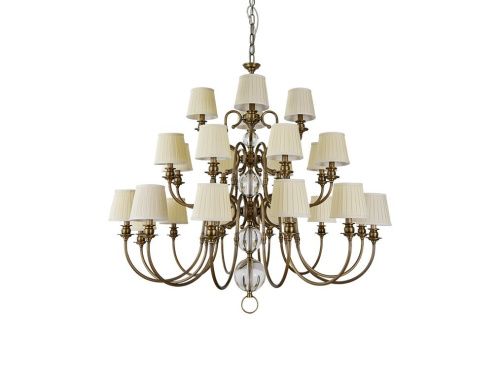 Люстра подвесная Newport 3100 31010+12/C black brass без абажуров - фото 2