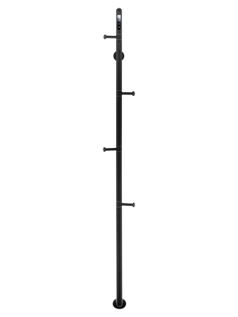 Полотенцесушитель электрический Wonzon & Woghand Kassel WW-AL616-MB 10х165 черный