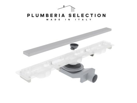 Душевой лоток Plumberia Selection PSM MODULAR PSM90MT 90х5 нержавеющая сталь
