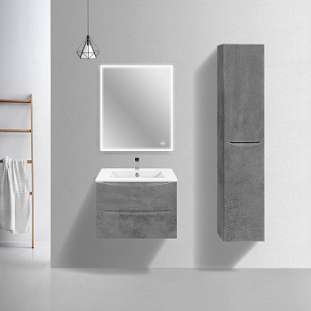 Тумба под раковину Vincea Mia Slim VMC-2MC700S1BT 70х39х50 подвесная цвет серый