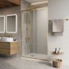 Душевая дверь BelBagno LUCE LUCE-B-1-120-C-ORO стекло прозрачное профиль золото