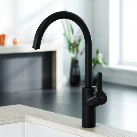 Смеситель для кухни Damixa Eclipse 310721300 на мойку черный