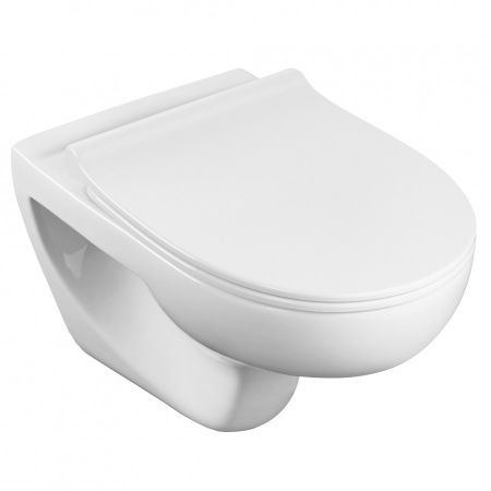 Чаша унитаза подвесная Roca Victoria 734630300R цвет белый без сиденья смыв торнадо