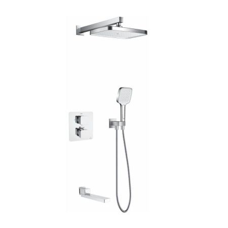 Душевая система Rose R1595F встраиваемая в стену цвет белый с термостатом