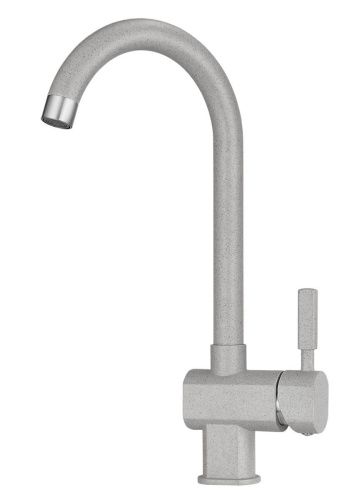 Смеситель для кухни Granula 31-ST, БАЗАЛЬТ на мойку серый