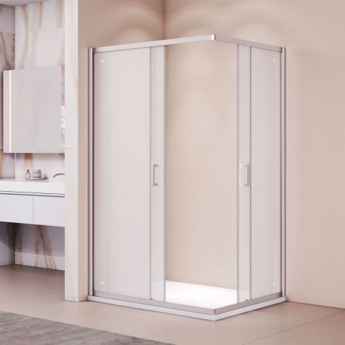 Душевой уголок RGW Passage 3508104082-21 120х80 стекло матовое профиль хром без поддона - фото 2
