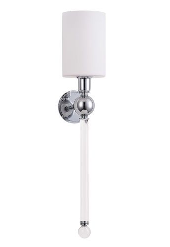 Бра Crystal Lux Mirabella (Мирабелла) MIRABELLA AP1 CHROME/WHITE - фото 2
