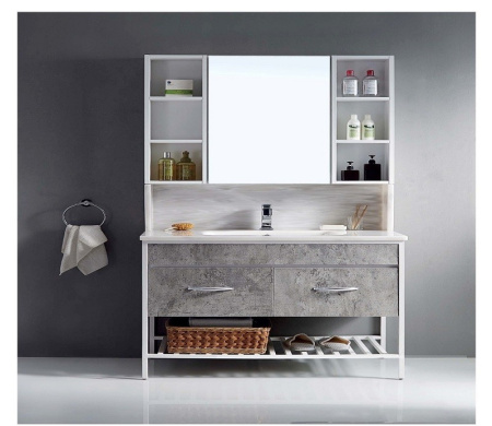 Раковина из санфаянса CeramaLux 540F 62х40 встраиваемая цвет белый