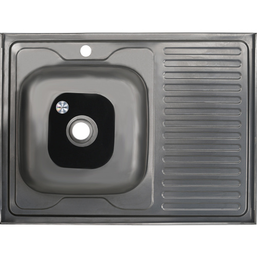 Кухонная мойка Melana 072 t R (*20) 80x60 цвет хром - фото 3