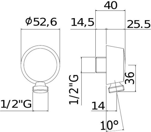 Комплект смесителей Paffoni Blu 255130 встраиваемый в стену/настенный хром - фото 3