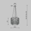 Люстра подвесная Modelux ML.6621.9 CR