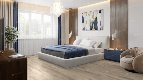 SPC ламинат Alpine Floor Premium XL ECO 7-5 MC Дуб Натуральный Отбеленный толщина 0.8 см 43 класс 1524х180 - фото 3