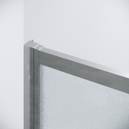 Душевая дверь Grossman Cosmo 100.K33.02.110.10.02 110х195 стекло текстурное профиль хром глянцевый