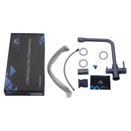 Смеситель для кухни Fashun A54309-17 на мойку графит