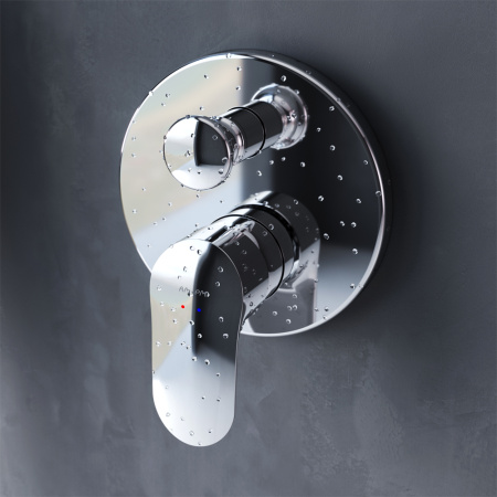 Смеситель для ванны и душа Am.Pm Like F8085000 встраиваемый в стену хром без термостата