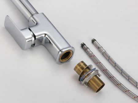 Смеситель для кухни Savol S-L1808-01 на столешницу хром