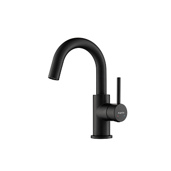 Смеситель Aquatek ЕВРОПА AQ1307MB на раковину черный матовый