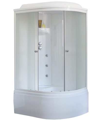 Душевая кабина Royal Bath ВК RB8120BK3-WC-L 120х80 асимметричная