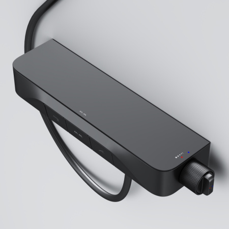 Смеситель для ванны и душа Am.Pm Func F8F10522 настенный черный без термостата