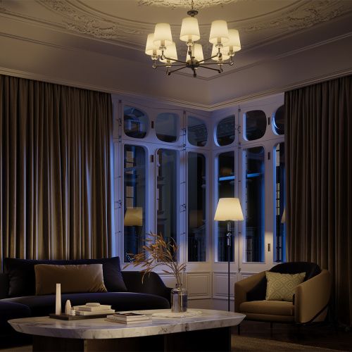 Светильник напольный Maytoni Riverside MOD018FL-01CH - фото 4