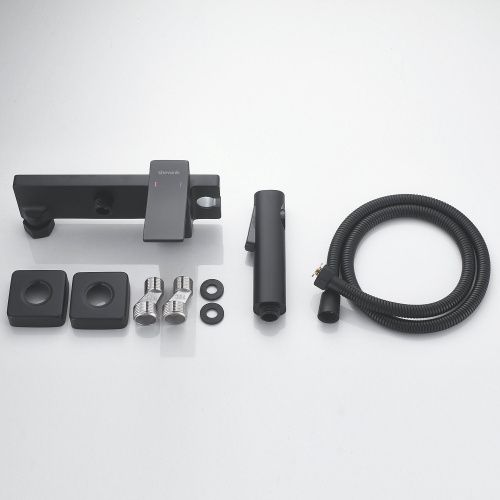 Гигиенический душ со смесителем Shevanik S6105H-1 черный - фото 4