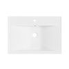 Раковина из сантехнического фарфора Wellsee FreeDom 151104000 70х50 подвесная цвет белый 1 отверстие под смеситель