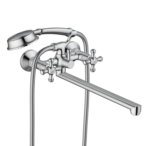 Смеситель для ванны и душа Damixa Retro 239500000 настенный хром без термостата - фото 2